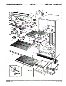 03 - Fresh Food Compartment parts for Maytag Refrigerator NNT176JA / 8A28A from AppliancePartsPros.com