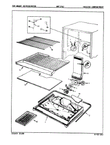 02 - Freezer Compartment parts for Maytag Refrigerator NNT176JA / 9G43A from AppliancePartsPros.com