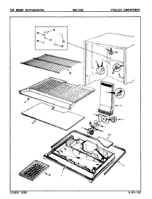 02 - Freezer Compartment parts for Norge Refrigerator NNT176KA / AC21A from AppliancePartsPros.com