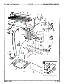 04 - Unit Compartment & System parts for Norge Refrigerator NNT176KA / AC21A from AppliancePartsPros.com