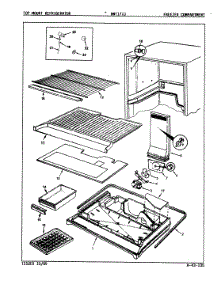 02 - Freezer Compartment parts for Maytag Refrigerator NNT177JA / 8A36A from AppliancePartsPros.com