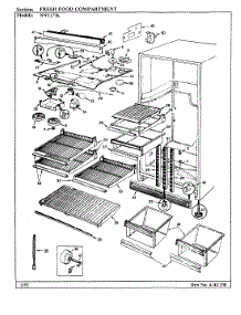 02 - Fresh Food Compartment parts for Maytag Refrigerator NNT177K / BC23A from AppliancePartsPros.com