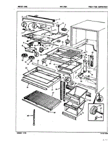 02 - Fresh Food Compartment parts for Maytag Refrigerator NNT178BV / 5A56A from AppliancePartsPros.com