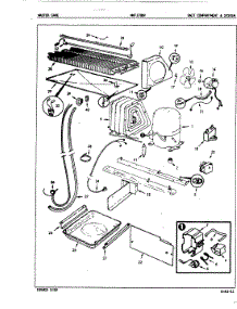 04 - Unit Compartment & System parts for Maytag Refrigerator NNT178BVA / 5A56A from AppliancePartsPros.com