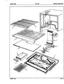 02 - Freezer Compartment parts for Maytag Refrigerator NNT178BVA / 5A56B from AppliancePartsPros.com