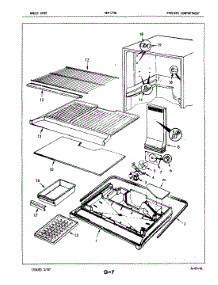 02 - Freezer Compartment parts for Maytag Refrigerator NNT178GA / 7A30A from AppliancePartsPros.com