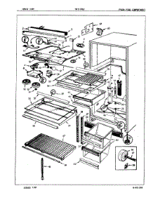 03 - Fresh Food Compartment parts for Maytag Refrigerator NNT178GZA / 7D48A from AppliancePartsPros.com