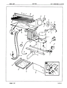 04 - Unit Compartment & System parts for Maytag Refrigerator NNT178GZA / 7D48A from AppliancePartsPros.com