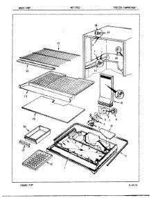 02 - Freezer Compartment parts for Maytag Refrigerator NNT178GZH / 8A35A from AppliancePartsPros.com