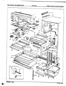 03 - Fresh Food Compartment parts for Maytag Refrigerator NNT179JA / 9G42A from AppliancePartsPros.com
