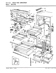 03 - Fresh Food Compartment parts for Maytag Refrigerator NNT179K / AC25B from AppliancePartsPros.com