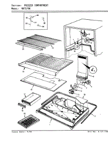 02 - Freezer Compartment parts for Maytag Refrigerator NNT179K / AC25A from AppliancePartsPros.com