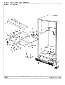 03 - Fresh Food Compartment parts for Norge Refrigerator NNT194KA / CC62A from AppliancePartsPros.com