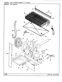 07 - Unit Compartment & System parts for Norge Refrigerator NNT194KA / CC62A from AppliancePartsPros.com