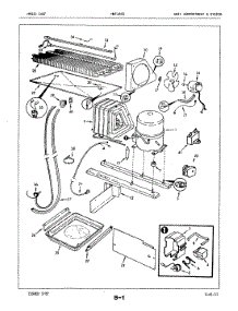 02 - Unit Compartment & System parts for Maytag Refrigerator NNT196G / 7D56A from AppliancePartsPros.com