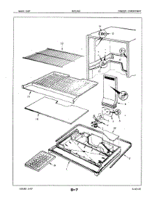 02 - Freezer Compartment parts for Maytag Refrigerator NNT196GA / 5E64A from AppliancePartsPros.com