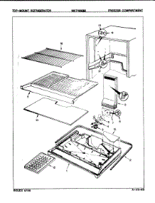 02 - Freezer Compartment parts for Maytag Refrigerator NNT196GZ3A / 7D13A from AppliancePartsPros.com