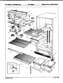 03 - Fresh Food Compartment parts for Maytag Refrigerator NNT196GZ3A / 7D13A from AppliancePartsPros.com