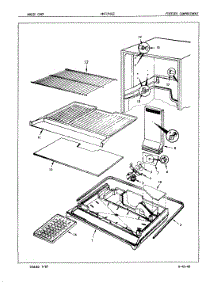 02 - Freezer Compartment parts for Maytag Refrigerator NNT196GZA / 7A11B from AppliancePartsPros.com