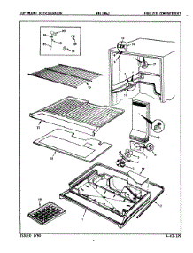 02 - Freezer Compartment parts for Maytag Refrigerator NNT196JA / 8A29A from AppliancePartsPros.com