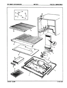 02 - Freezer Compartment parts for Maytag Refrigerator NNT197JA / 9G49A from AppliancePartsPros.com