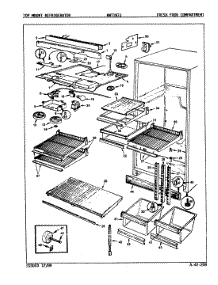 02 - Fresh Food Compartment parts for Maytag Refrigerator NNT197JH / 9G49A from AppliancePartsPros.com