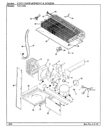 02 - Unit Compartment & System parts for Maytag Refrigerator NNT197K / AC63B from AppliancePartsPros.com