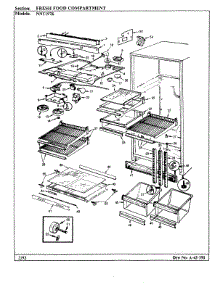 03 - Fresh Food Compartment parts for Maytag Refrigerator NNT197KA / AC63B from AppliancePartsPros.com
