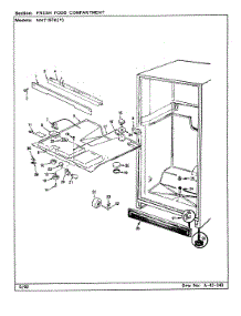 03 - Fresh Food Compartment parts for Maytag Refrigerator NNT197KA / CC66A from AppliancePartsPros.com