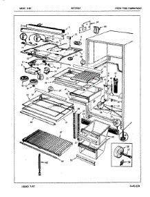 02 - Fresh Food Compartment parts for Maytag Refrigerator NNT198GZ / 7A12B from AppliancePartsPros.com