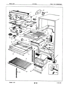 03 - Fresh Food Compartment parts for Maytag Refrigerator NNT198GZA / 7A12A from AppliancePartsPros.com