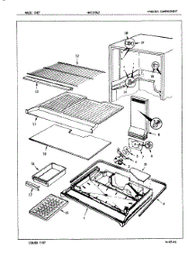 02 - Freezer Compartment parts for Maytag Refrigerator NNT198GZA / 7A12B from AppliancePartsPros.com