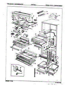 03 - Fresh Food Compartment parts for Maytag Refrigerator NNT199JA / 8A31A from AppliancePartsPros.com