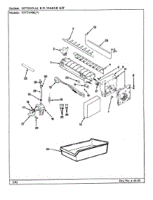 05 - Optional Ice Maker Kit parts for Maytag Refrigerator NNT199KA / CC67A from AppliancePartsPros.com