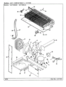 05 - Unit Compartment & System parts for Norge Refrigerator NNT199KWC / CC68A from AppliancePartsPros.com