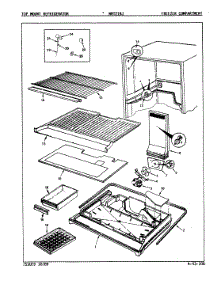 02 - Freezer Compartment parts for Maytag Refrigerator NNT219JA / 8A38A from AppliancePartsPros.com