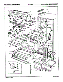 02 - Fresh Food Compartment parts for Maytag Refrigerator NNT219JH / 8A32A from AppliancePartsPros.com