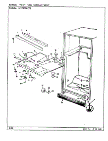 03 - Fresh Food Compartment parts for Maytag Refrigerator NNT219KA / BC80B from AppliancePartsPros.com