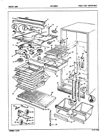 03 - Fresh Food Compartment parts for Maytag Refrigerator NNT238BSVA / 5A60A from AppliancePartsPros.com