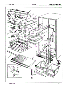 03 - Fresh Food Compartment parts for Maytag Refrigerator NNT238GA / 5E68A from AppliancePartsPros.com