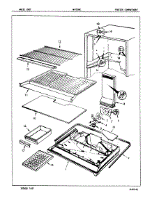 02 - Freezer Compartment parts for Maytag Refrigerator NNT238GA / 7D58A from AppliancePartsPros.com