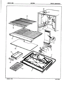 02 - Freezer Compartment parts for Maytag Refrigerator NNT238GXA / 5E49A from AppliancePartsPros.com