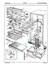 03 - Fresh Food Compartment parts for Maytag Refrigerator NNT238GXA / 5E49A from AppliancePartsPros.com