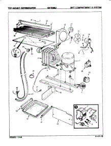 04 - Unit Compartment & System parts for Maytag Refrigerator NNT239JA / 8A33A from AppliancePartsPros.com