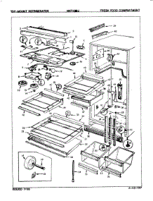 03 - Fresh Food Compartment parts for Maytag Refrigerator NNT239JA / 8A39A from AppliancePartsPros.com