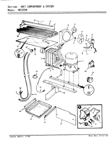 02 - Unit Compartment & System parts for Admiral Refrigerator NNT239K / AC95A from AppliancePartsPros.com