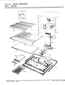 02 - Freezer Compartment parts for Admiral Refrigerator NNT239KA / AC95A from AppliancePartsPros.com