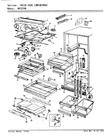03 - Fresh Food Compartment parts for Admiral Refrigerator NNT239KA / AC95A from AppliancePartsPros.com