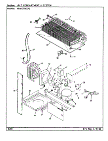07 - Unit Compartment & System parts for Norge Refrigerator NNTI219KA / AC78B from AppliancePartsPros.com