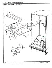 03 - Fresh Food Compartment parts for Norge Refrigerator NNTI239KWC / CC91A from AppliancePartsPros.com